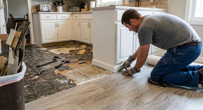 Linoleum Floor Installation in Scottsdale, AZ