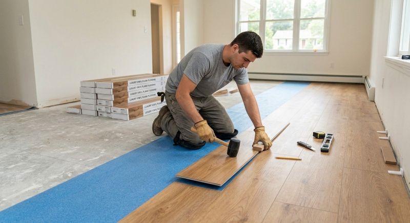 Luxury Vinyl Tile Installation in New River, AZ