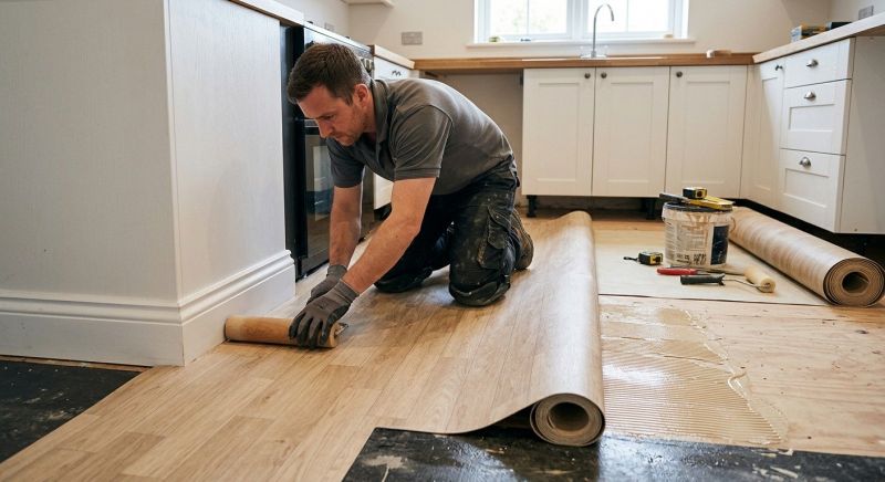 Sheet Linoleum Installation in Tempe, AZ