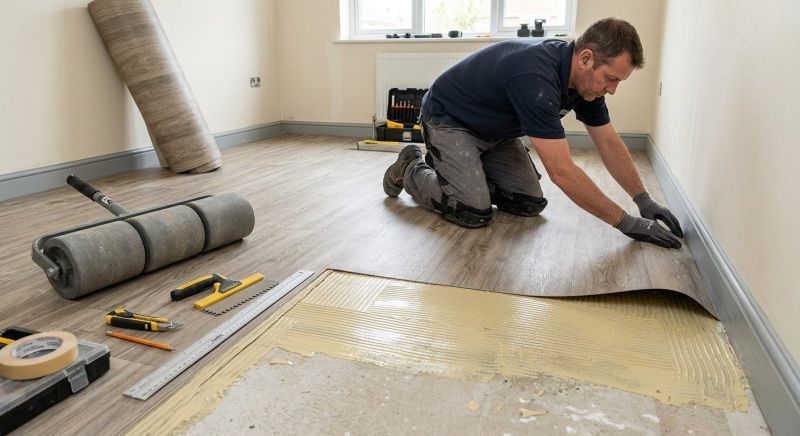 Sheet Linoleum Installation in Tempe, AZ